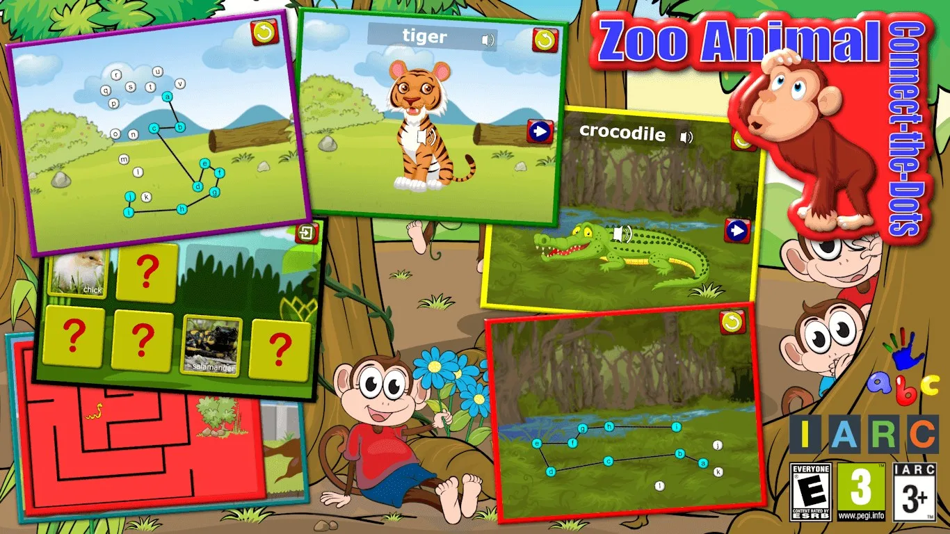 ABC Zoo Animal Connect Dot Puzzles screenshot 3