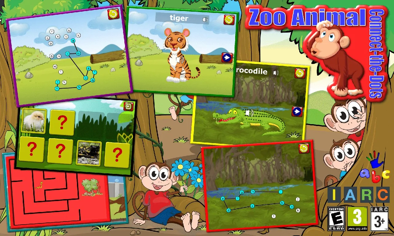 ABC Zoo Animal Connect Dot Puzzles screenshot 4
