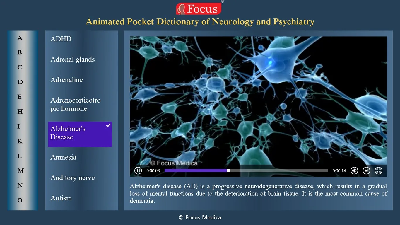 Neurology and Psychiatry - Dictionary screenshot 2