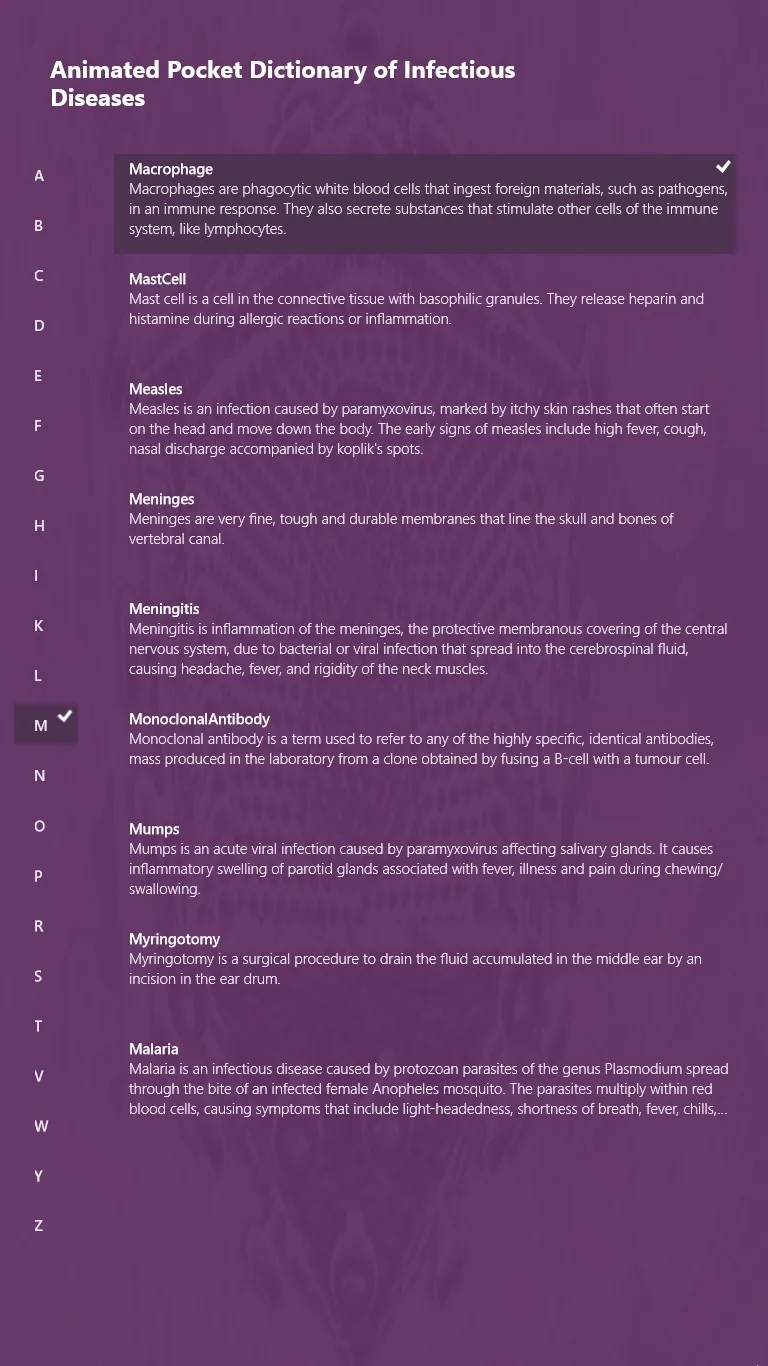 Infectious Diseases-Dictionary screenshot 3