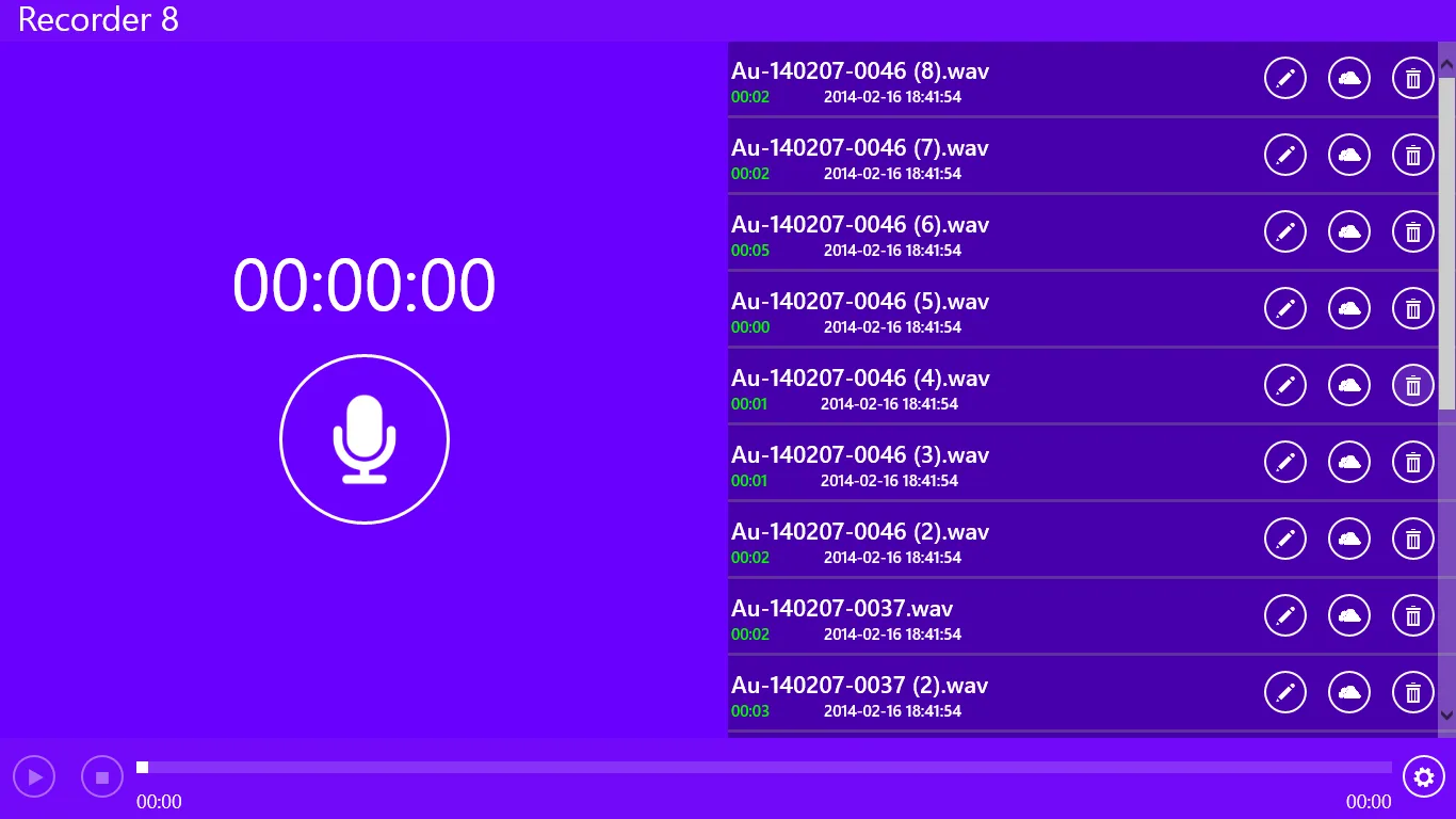 Recorder 8 screenshot 1
