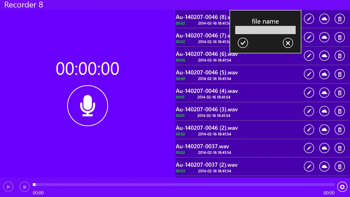 Recorder 8 screenshot 2