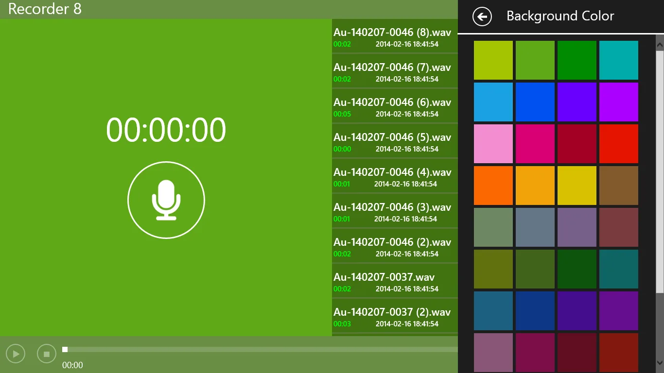 Recorder 8 screenshot 3