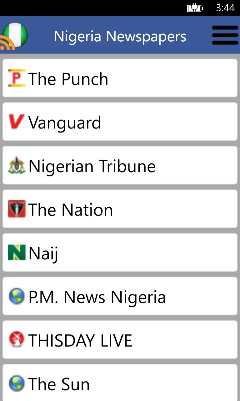 Nigeria Newspapers screenshot 2
