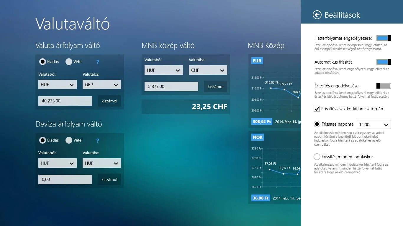 Valutaváltó+ screenshot 2