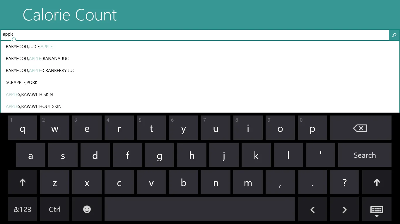 Calorie Count screenshot 1