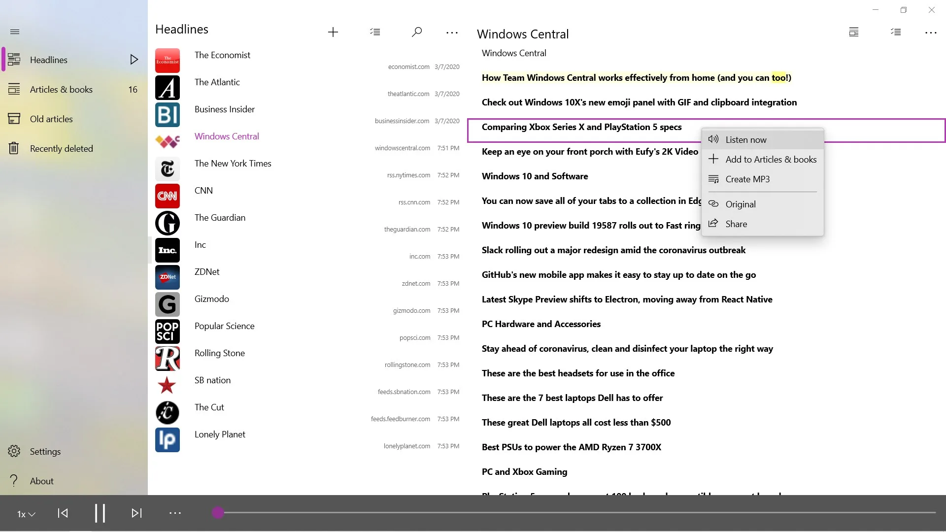 Speech Central: Voice Reader screenshot 2