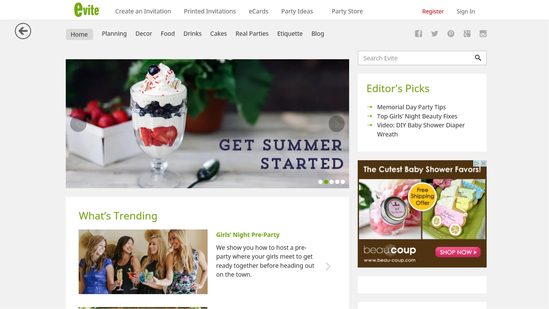 Evite screenshot 4