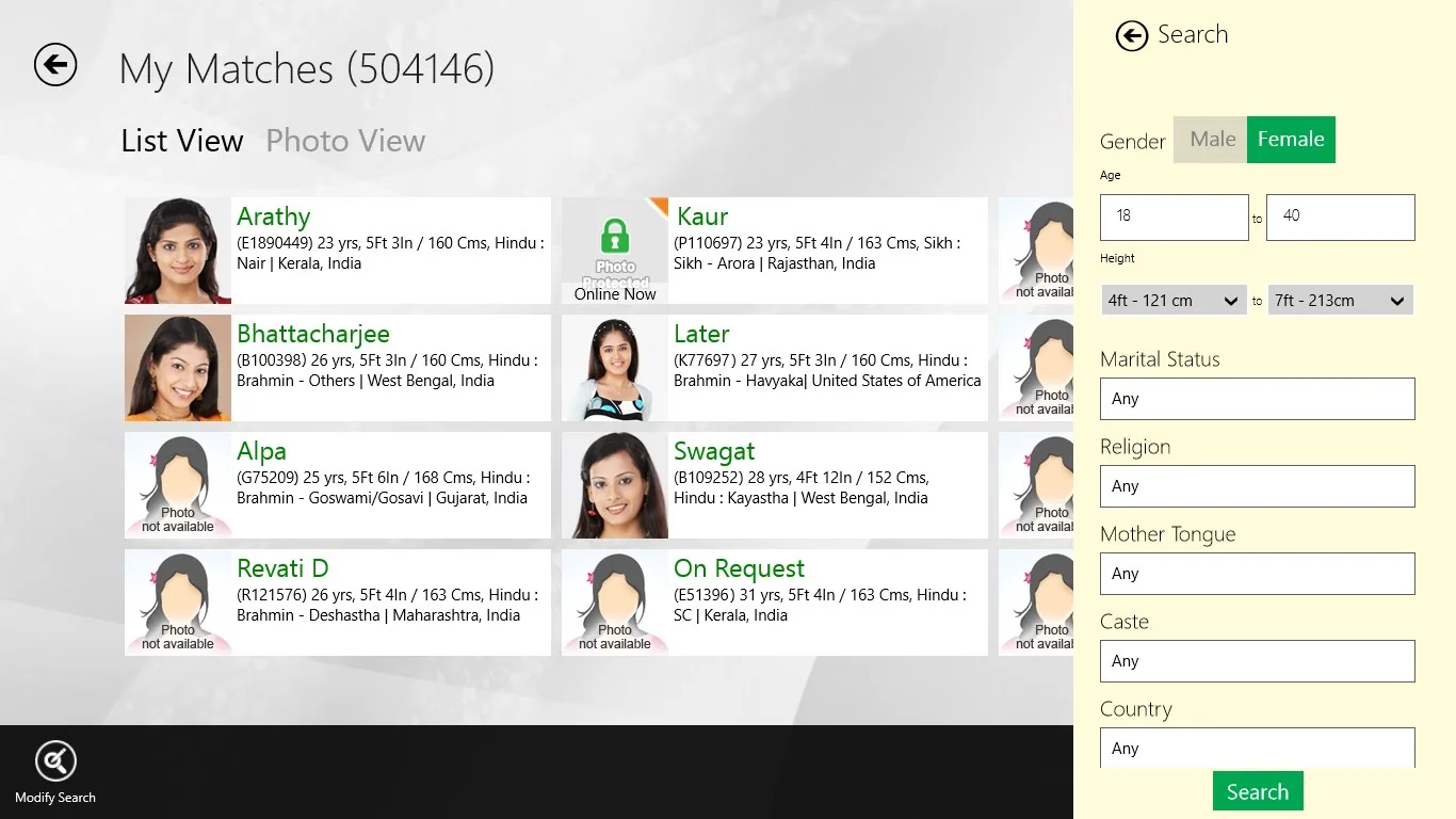 BharatMatrimony screenshot 5