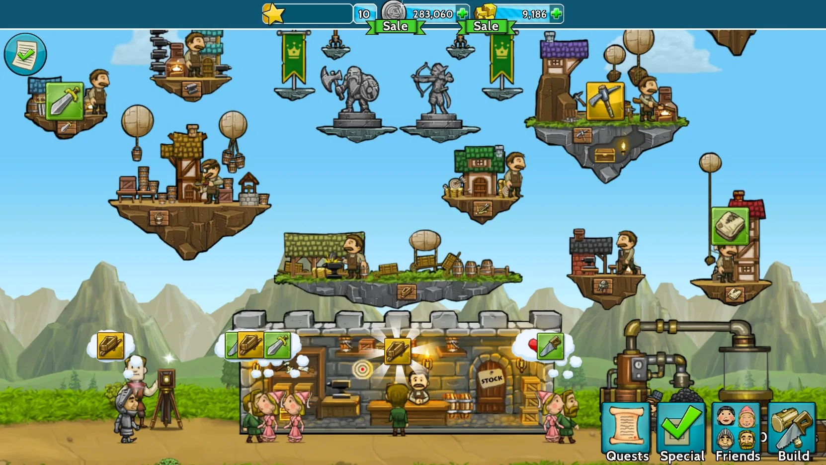 Cloud Castle screenshot 2