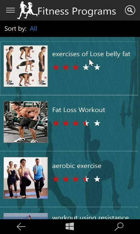 Fitness Programs screenshot 1