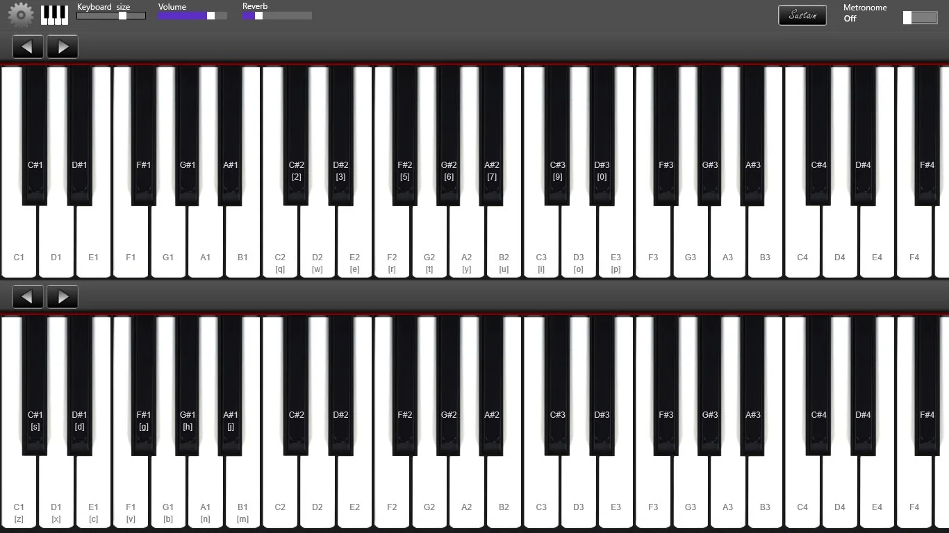GrandPiano Lite screenshot 1