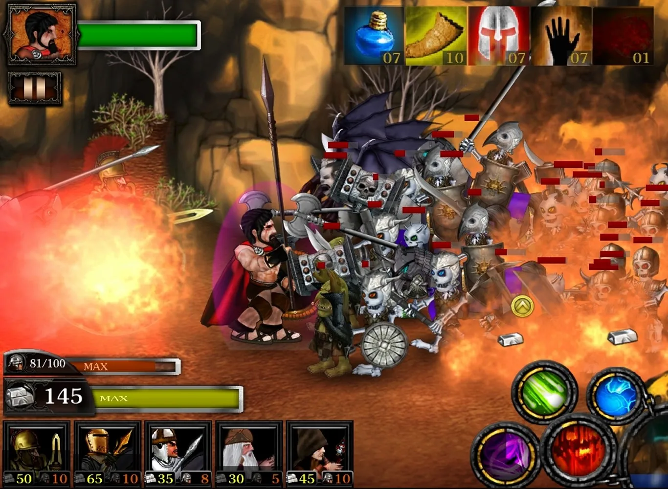 Spartans vs Zombies Defense screenshot 2