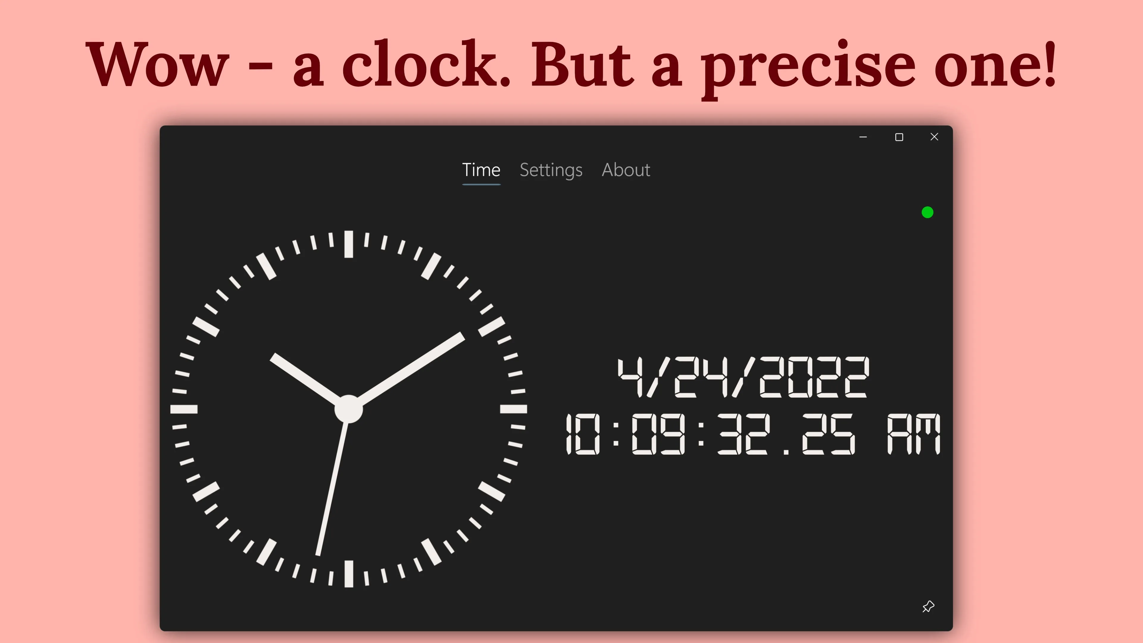 AtomicClock • Clock with NTP Time screenshot 1