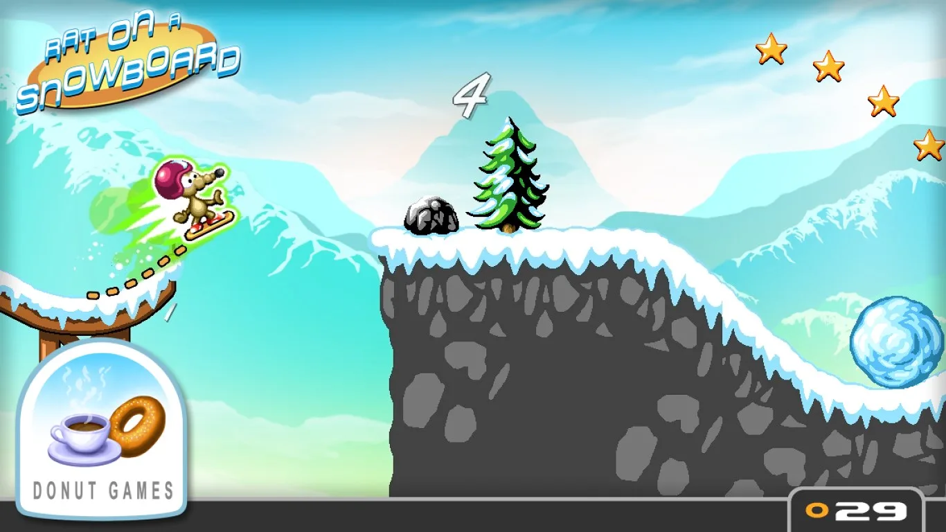 Rat on a Snowboard screenshot 1