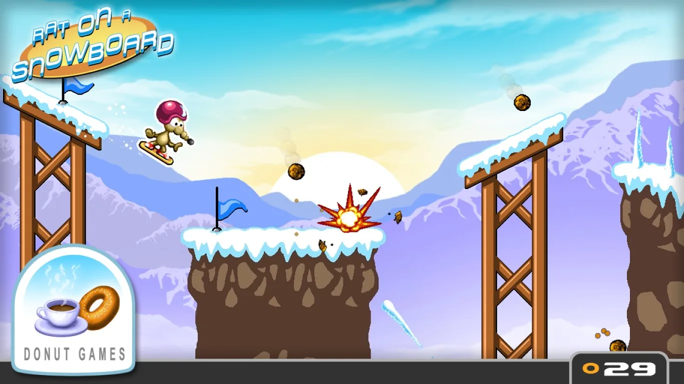 Rat on a Snowboard screenshot 2