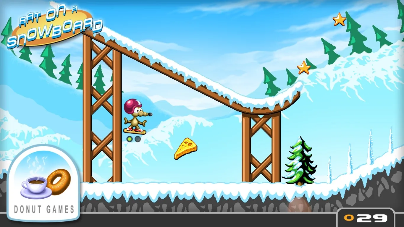 Rat on a Snowboard screenshot 3