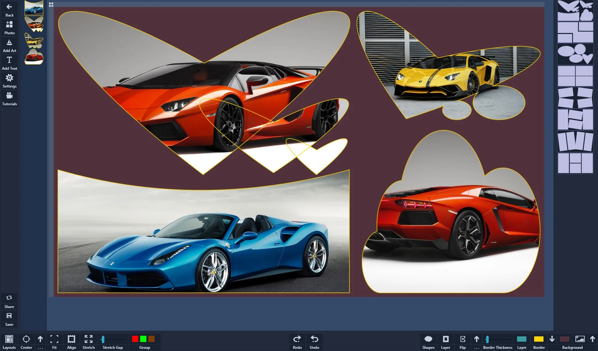 Atlantas Photo Collage Studio screenshot 1