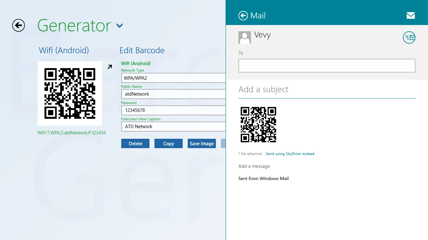 Barcode generator screenshot 4