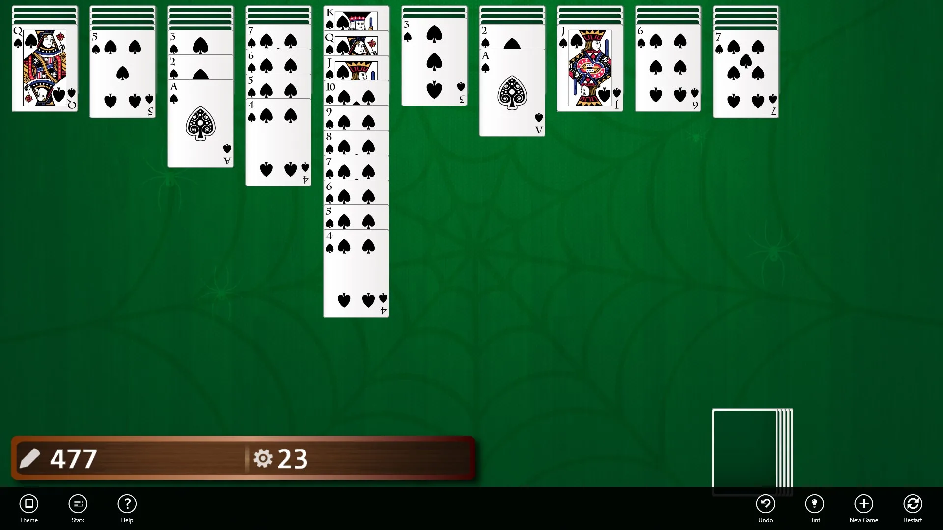 3rd Floor Spider Solitaire screenshot 1