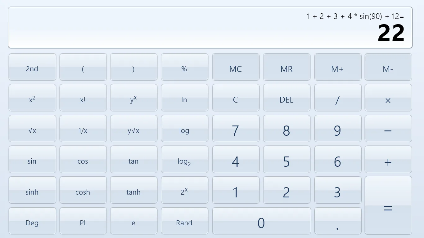 Calculator X8 screenshot 3