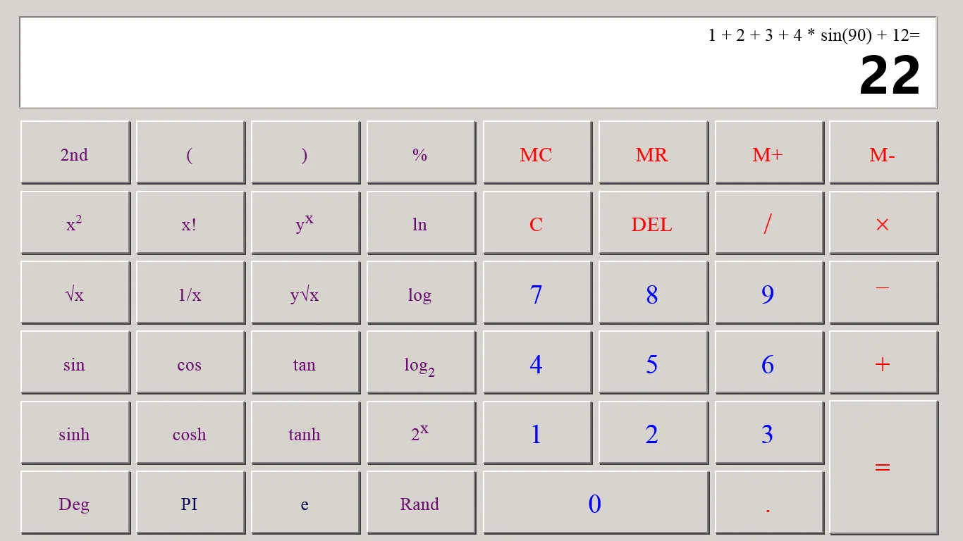 Calculator X8 screenshot 4