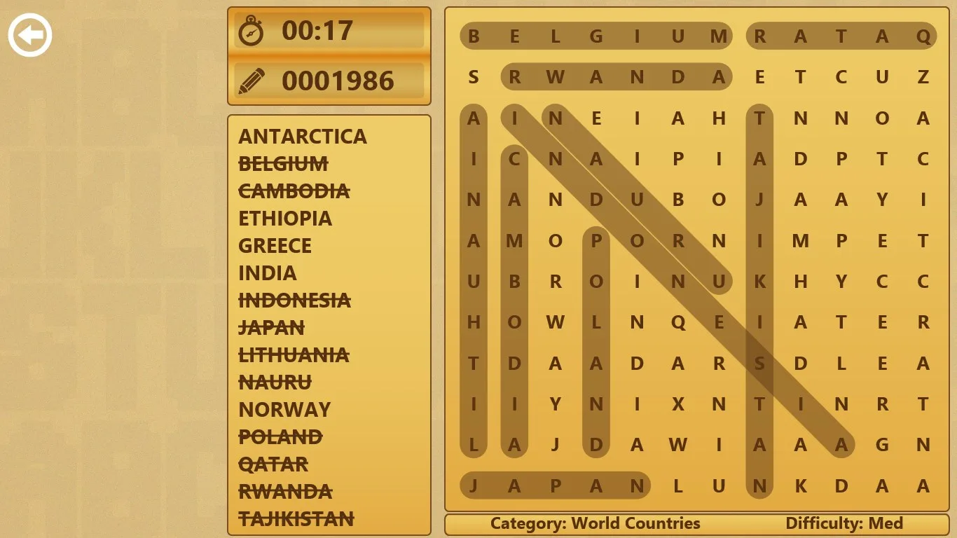 3rd Floor Word Search screenshot 1
