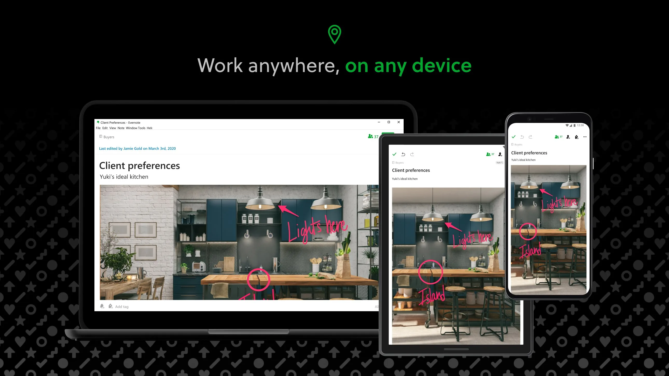Evernote screenshot 1