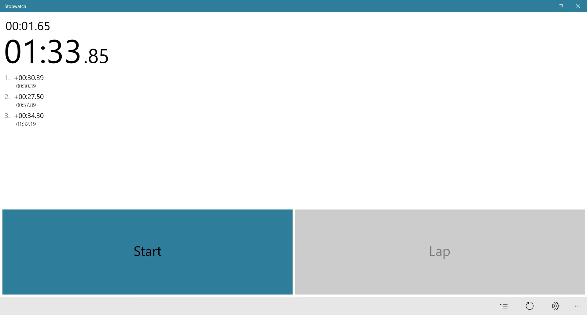 Stopwatch Yokto screenshot 1