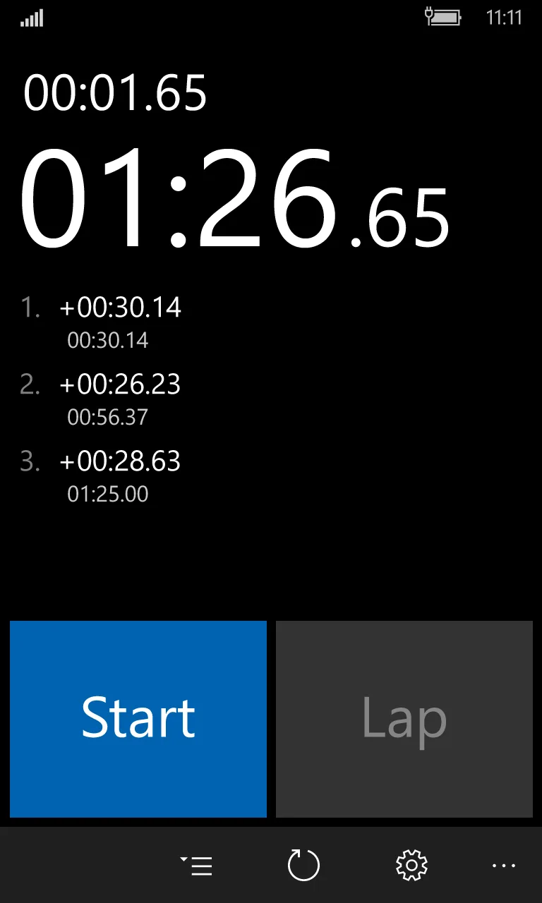 Stopwatch Yokto screenshot 3