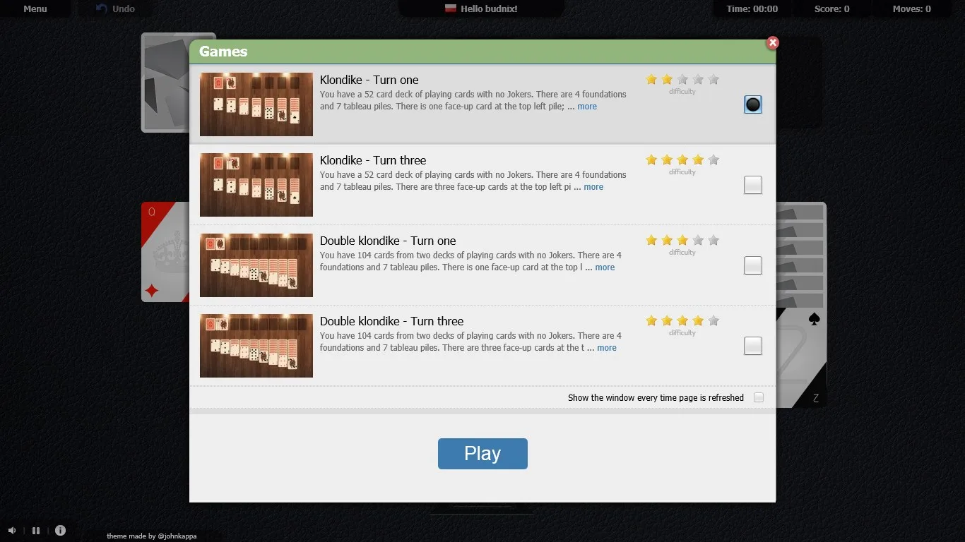 Pasjans/Solitaire screenshot 2