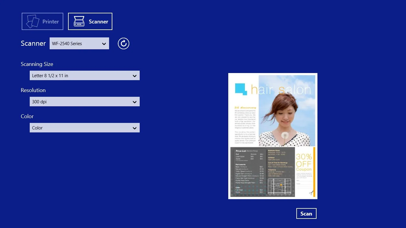 Epson Print and Scan screenshot 2