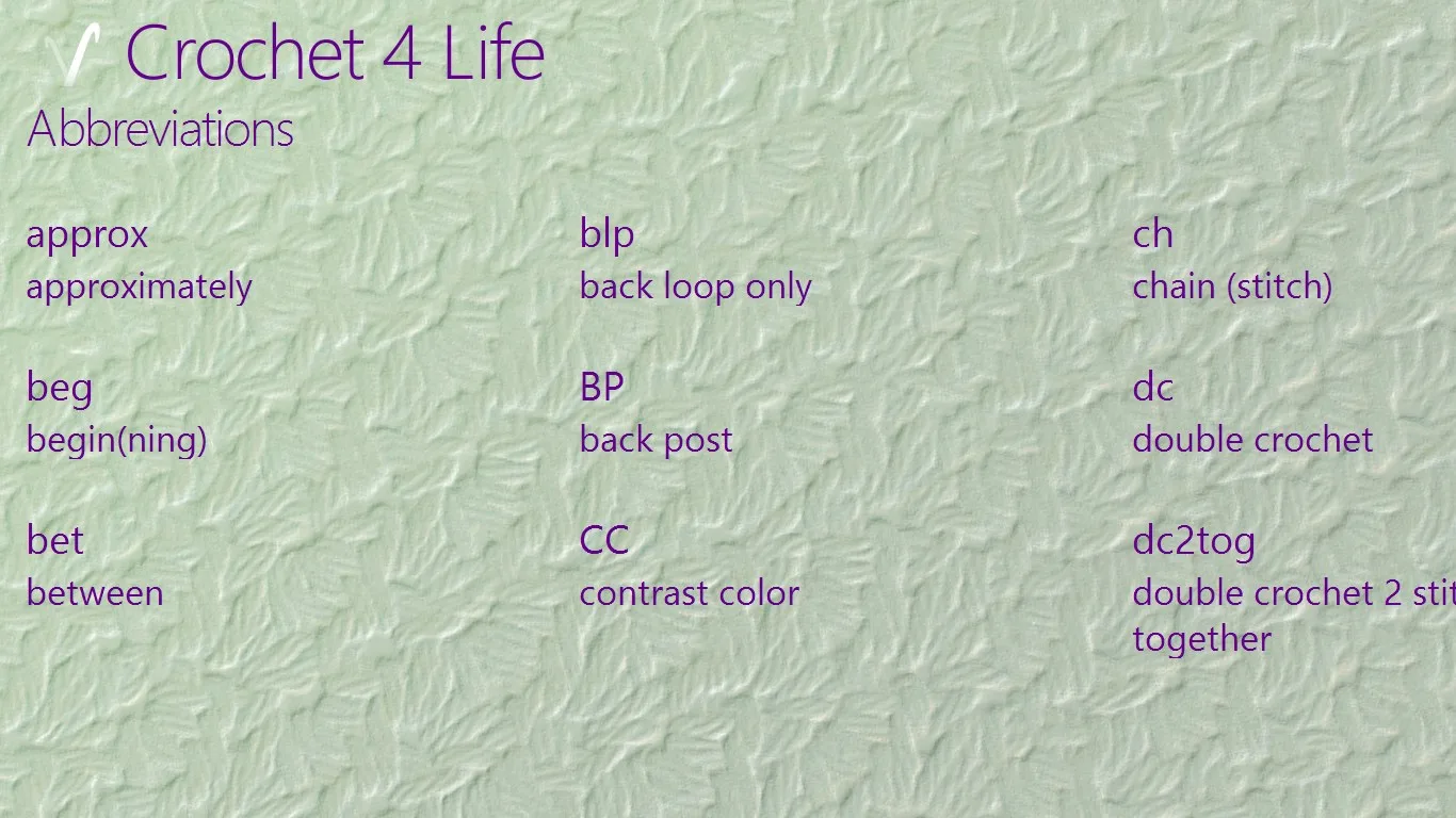 Crochet 4 Life screenshot 1