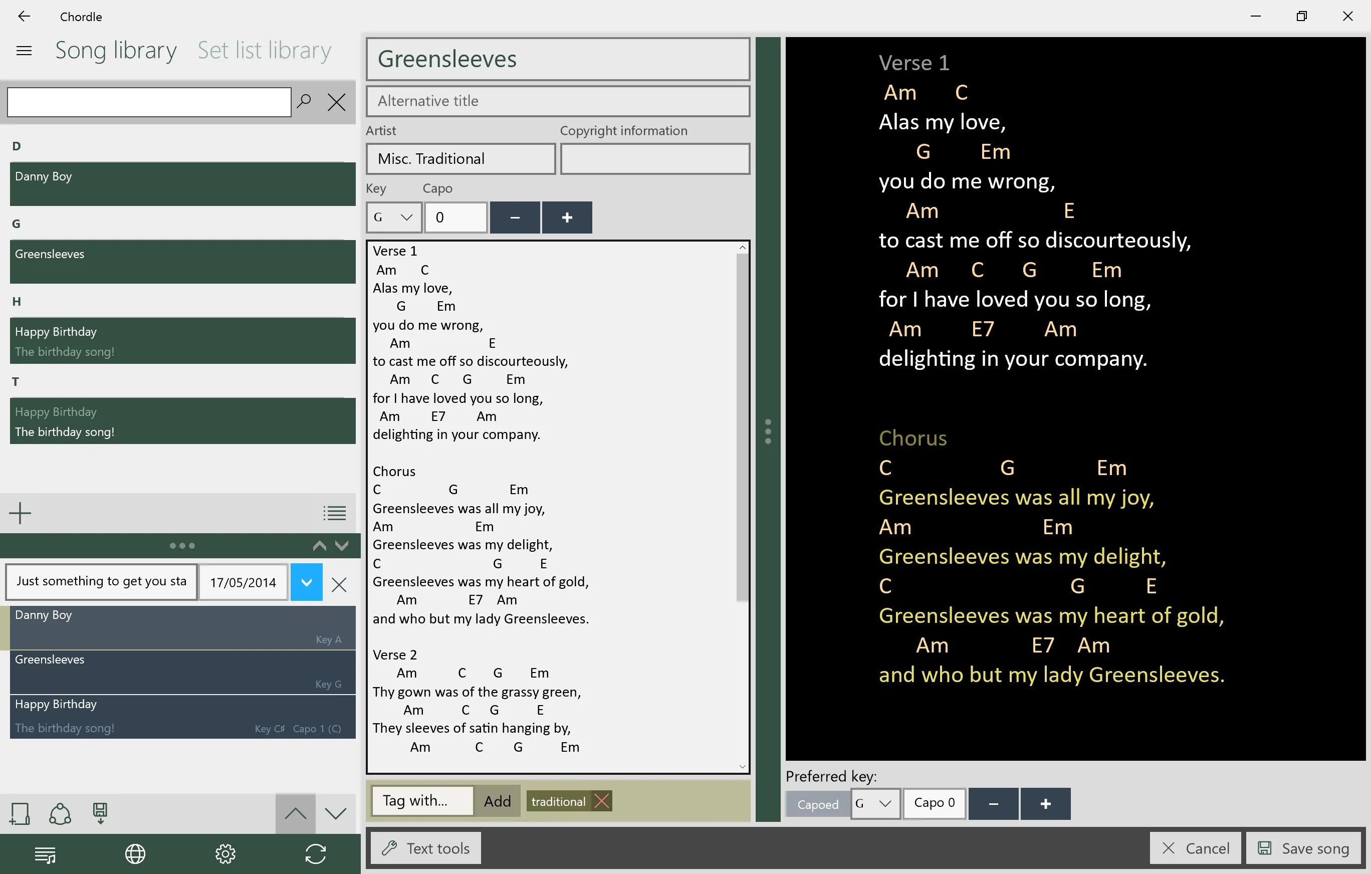 Chordle screenshot 4
