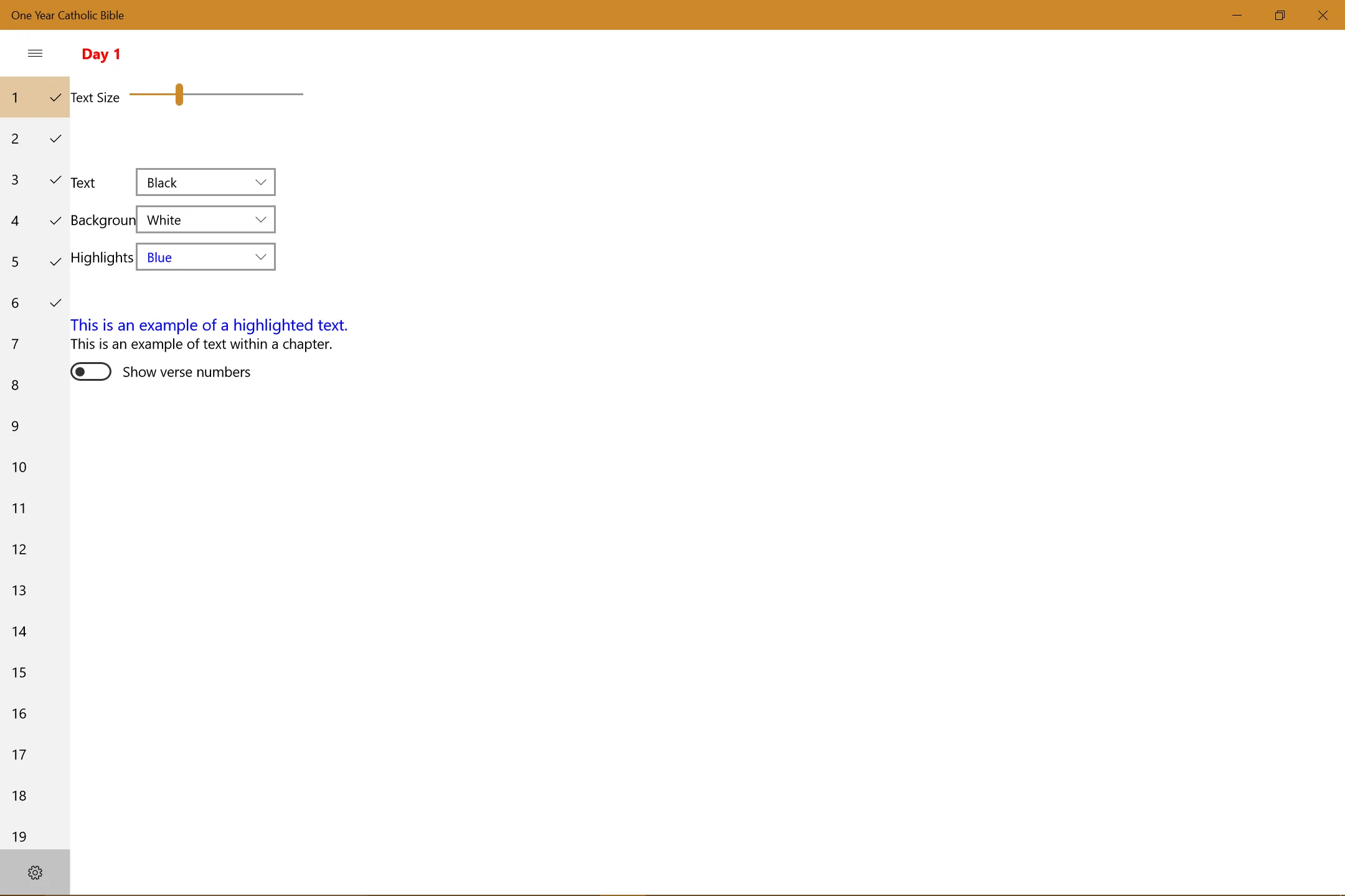 One Year Catholic Bible screenshot 5