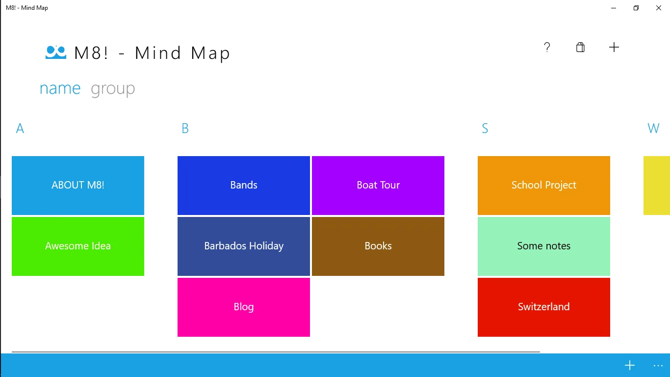 M8! - Mind Map screenshot 1