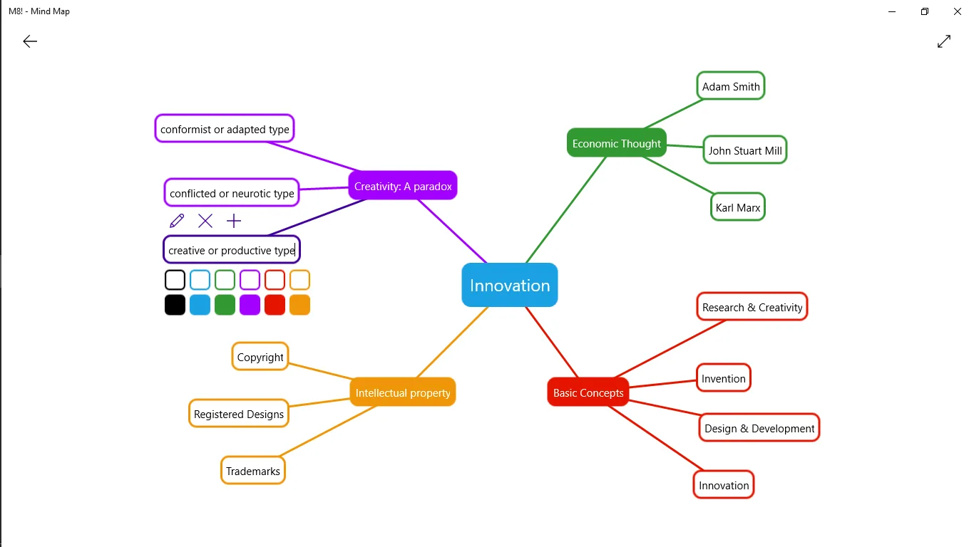 M8! - Mind Map screenshot 3
