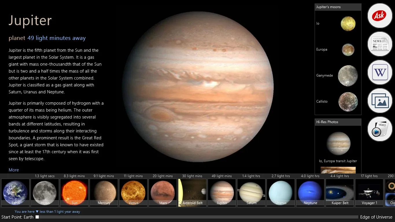 Tour The Universe screenshot 2