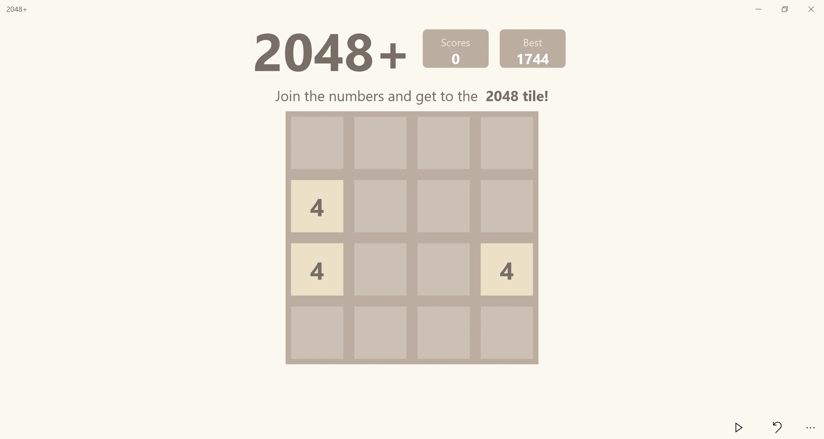 2048+ screenshot 1
