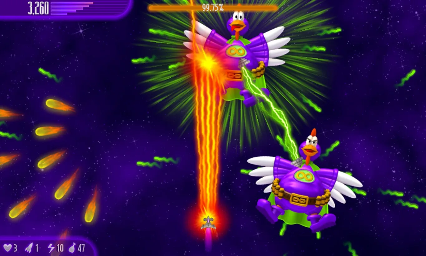 Chicken Invaders 4 HD screenshot 1