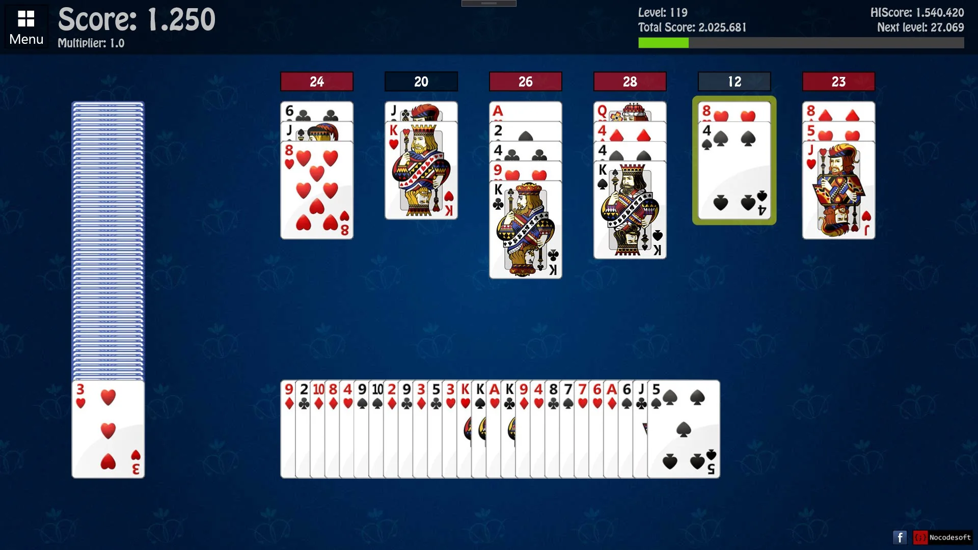 Blackjack Solitaire screenshot 4