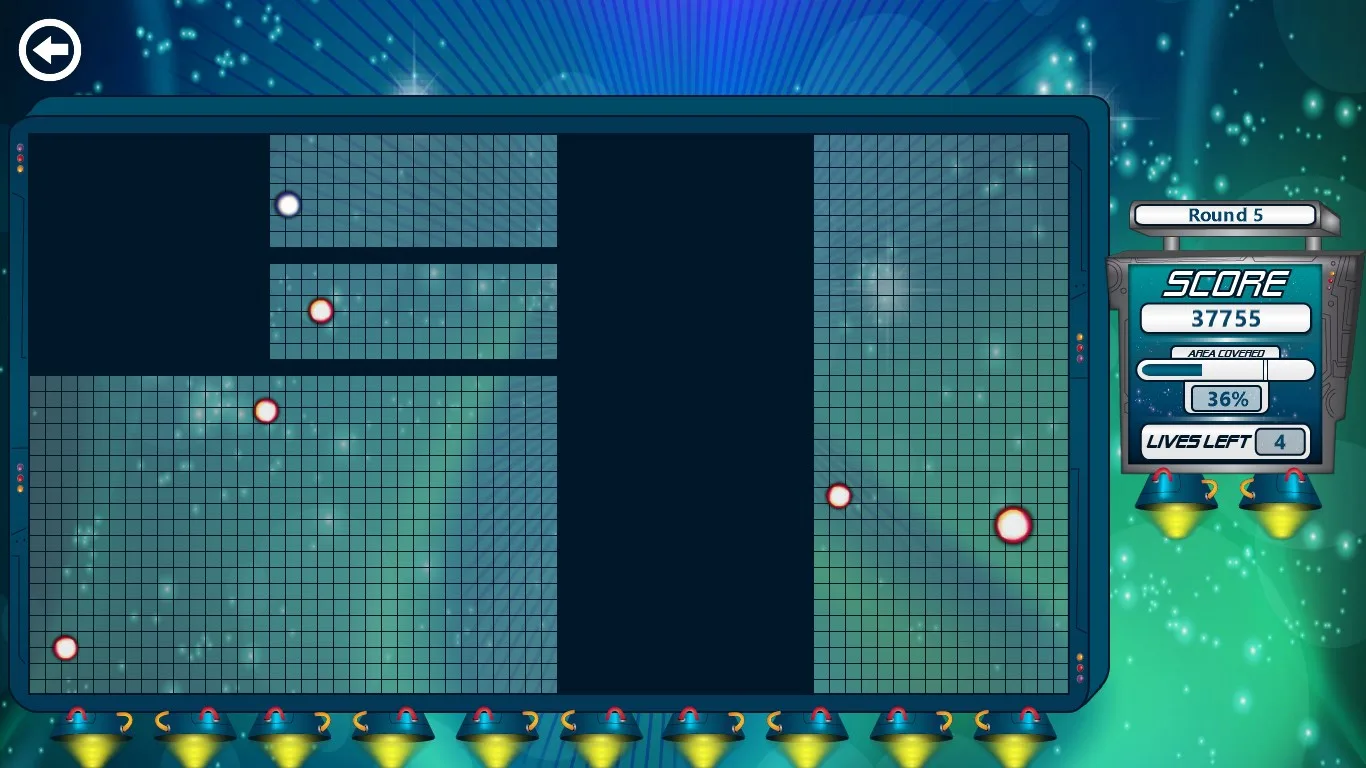 Jezzball Galaxy screenshot 2