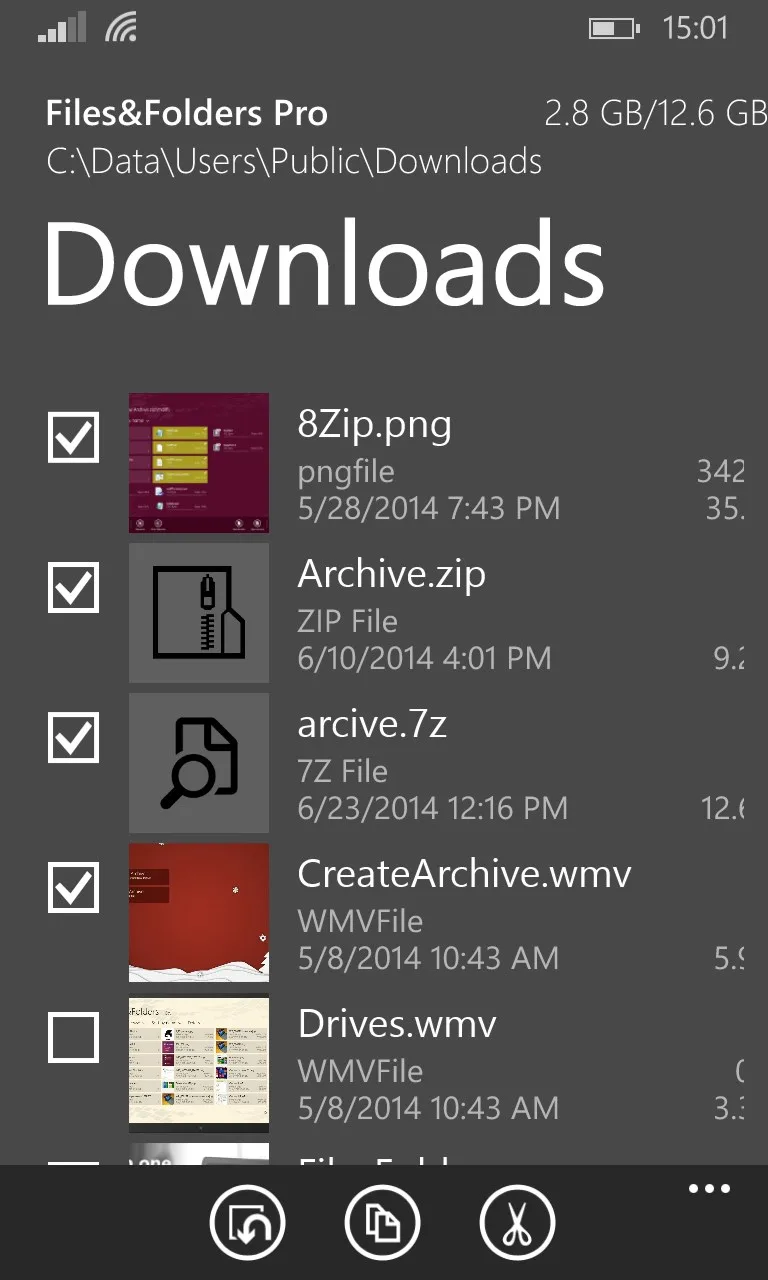 Files&Folders Pro screenshot 2