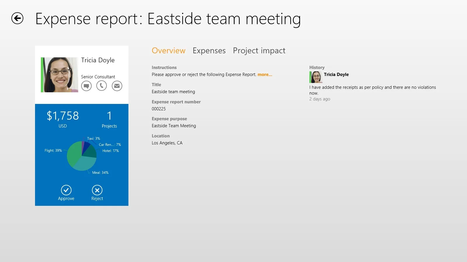 Dynamics AX 2012 Approvals screenshot 3