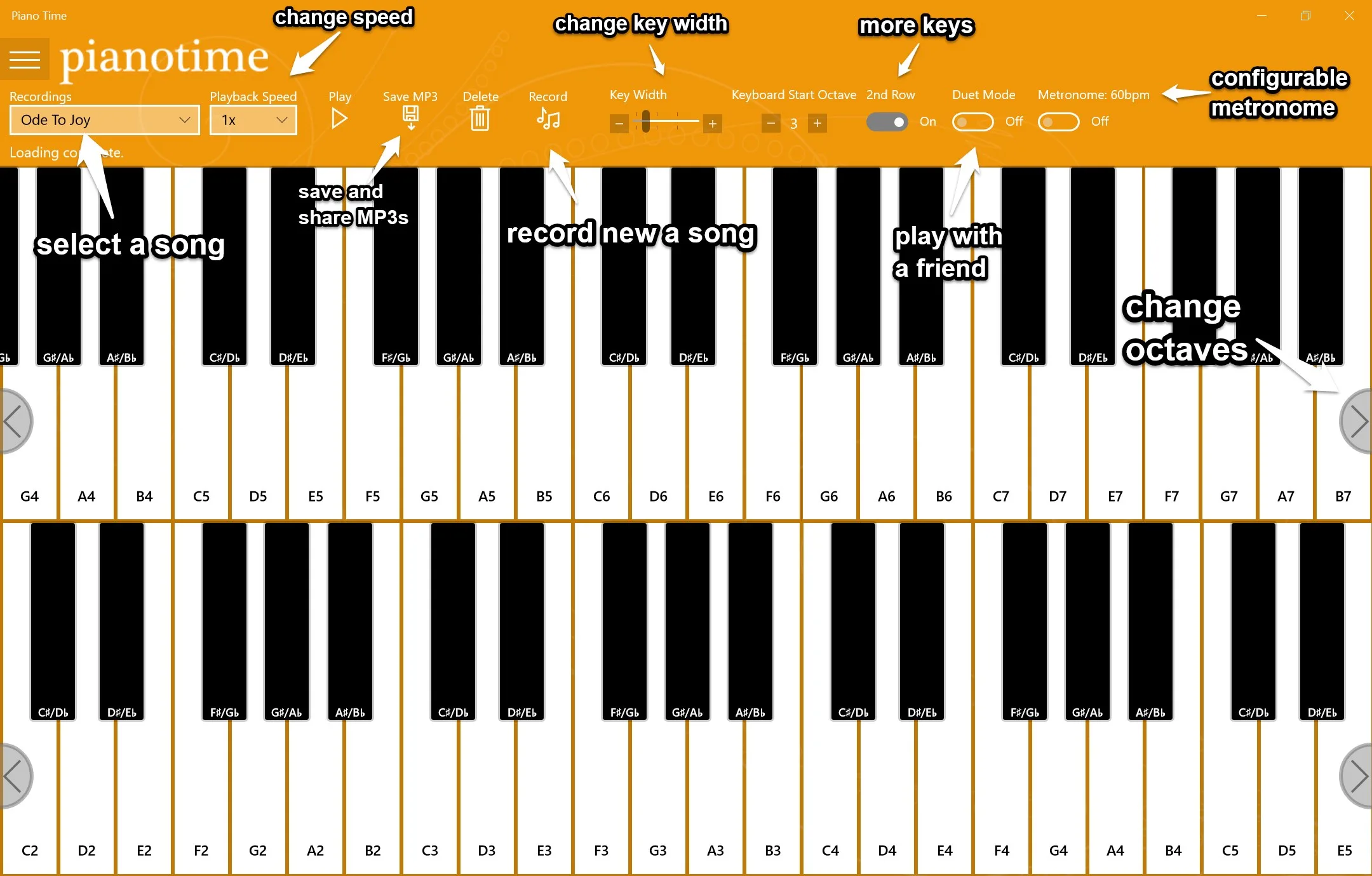 Piano Time screenshot 2