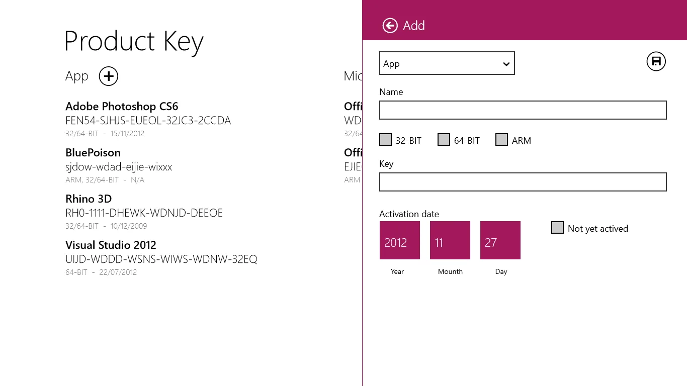 ProductKeys screenshot 4