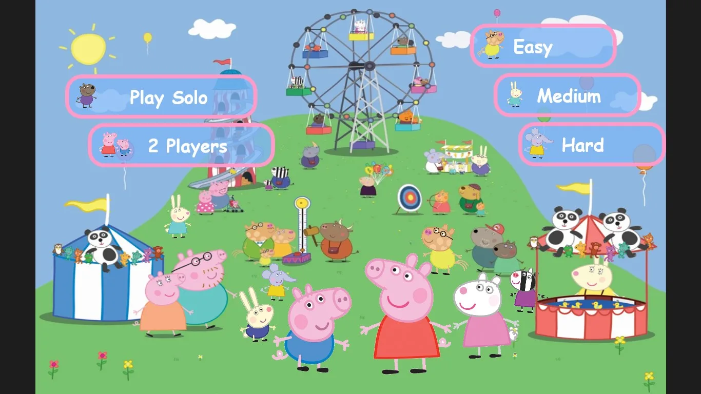 Peppa Pig Memory Game screenshot 1