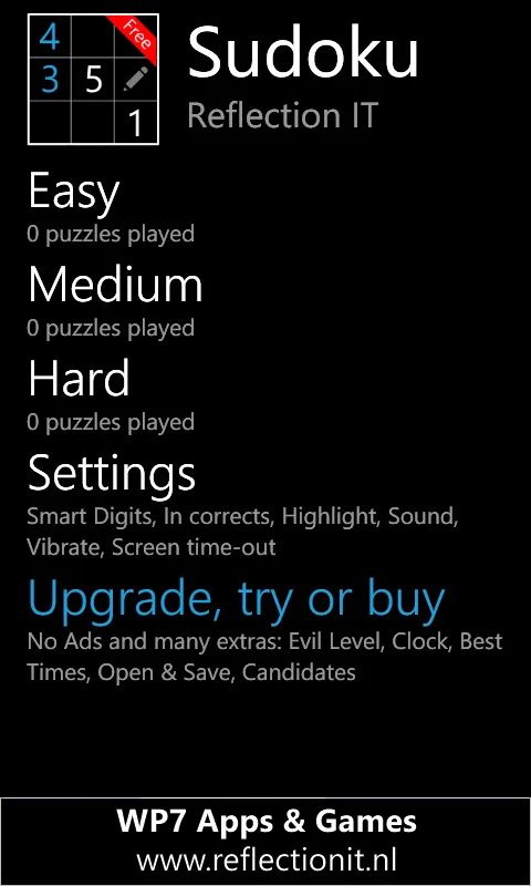 Sudoku Free screenshot 1