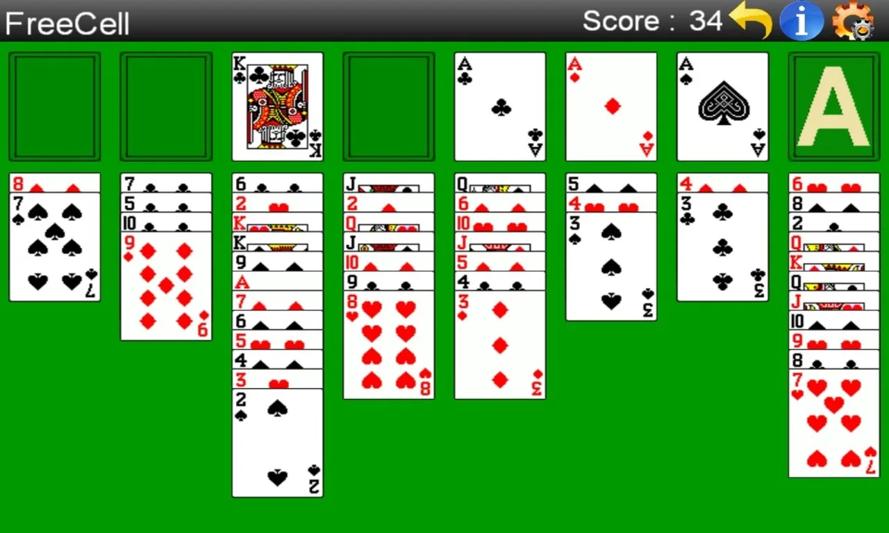 FreeCell Solitaire (Free) screenshot 3