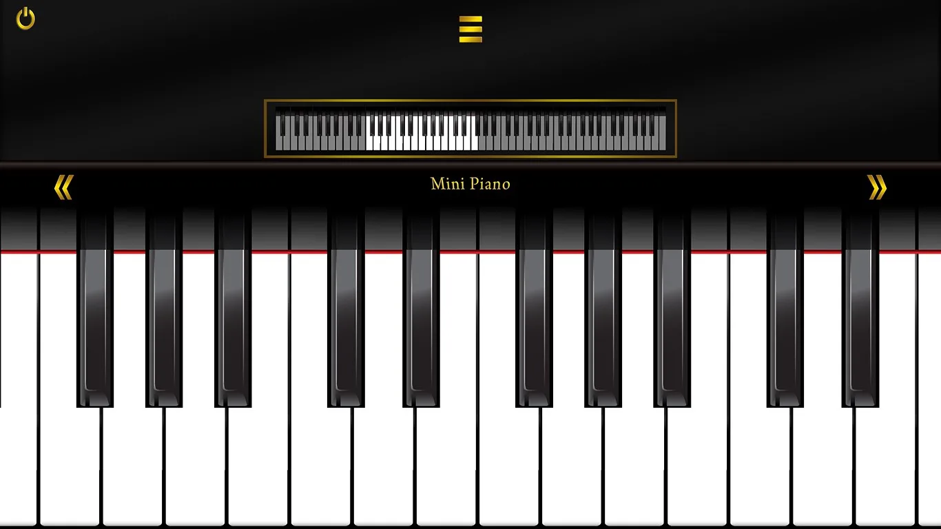 Mini Piano ® screenshot 1